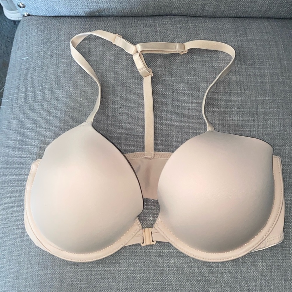 VS Pink Nude Racerback Bra